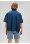 Navy Blue Shirt Oversize / Wide Cut0210876-81802 - 4