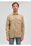Linen Blend Brown Shirt Regular Fit / Regular Fit0210851-70369 - 3
