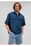 Navy Blue Shirt Oversize / Wide Cut0210876-81802 - 2