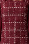 Bordo Ekose / Kareli Mini Dokuma Elbise TWOAW21EL0532 - 3