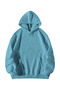 Women's Men's Baby Blue Metroboomin Young Thug Printed Oversize Hooded Kangaroo Pocket Hoodie - 2