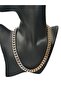 Contrast Two-Color Thick Gourmet Chain Necklace - 3