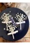 Bride Hair Accessory Groom Boutonniere Pearl Groom Collar - 4