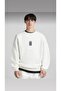 Oversize Sweatshirt White 3 Stripes
