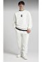 Oversize Sweatshirt White 3 Stripes - 3