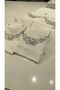 Embroidered Cotton Satin Duvet Cover Set Consisting of 6 Pieces - 4