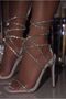 Silver Stone Shiny Sparkling Ribbon Rope Clothing Shoe Accessory 1 Mt - 2