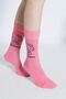 Pink Patterned Socks - ROZ-88/4 - 2