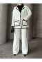 Knitwear Set - Buttoned Elegance - 3