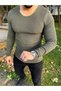 Sweater Knitted Non-Pilling Natural Cotton Sweater Slim Fit Knitwear Slim Fit Body Sweater - 3