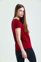 Fresh Collar T-Shirt Stoned Ggg Logo Claret Red - 6