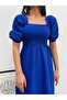 New Season Watermelon Sleeve Square Neck Midi Dress - 4