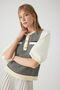 Pocket Detailed Poplin Sleeve Detailed Regular Knitwear Blouse - 4