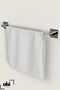 Silver Chrome Roll - Towel Holder and Long Towel HolderWcPaper HolderSetof 3 - 3