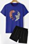 Tiger Shorts T-shirt Tracksuit Set