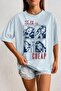 Unisex Talk is Cheap Printed Oversize T-shirt - 3