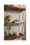 Wooden Decorative Design Special Processed 3-Rope Shelf Bookcase (Ready to Install 40Cmx14Cm) - 2