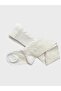 White Embossed Cotton Girls' Pantyhose - 4