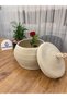 Jute, Wicker, Kitchen Basket, Potato Onion Basket, Fruit Basket, Onion Basket Organizer - 5