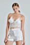 6-piece Ecru Satin Bridal Dowry Set - Roz.86.el20.t - 6
