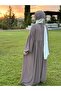 نموذج واسع Ferace Mink مع رداء - 2