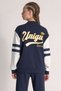 9-14 Years Old Girl's Cotton Ribbed College Cardigan - 2