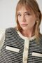 Pocket Detailed Poplin Sleeve Detailed Regular Knitwear Blouse - 2