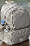 School Bag Unisex Dirty Cream Medium Size Clinker Waterproof Fabric Travel Laptop Bag