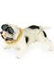 Pitbull Figurine - Dog Torpedo Patterned, White Car Interior Ornament - 2