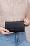 L2732 Genuine Real Leather Large Size Special Design Hand-Stitched Women's Portfolio Wallet