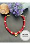 Handmade Necklace with Glass Bead Accessories - 4