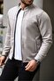 MEN'S LINED BUCKLE SUEDE JACKET