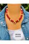 Handmade Necklace with Glass Bead Accessories - 2