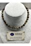 Earth Fossil Drop Amber Baby Necklace - 2