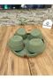 Wicker, Jute, 5 Pieces, Presentation Snack Set, Presentation Bowl with Tray - 2