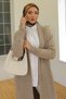 Women's Ring Braided Full Length Knitwear Cardigan - 3