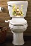 Cute Ducks and Colorful Flowers Toilet Seat Sticker Bathroom Sticker - 2