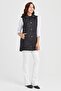 Women's Hooded Quilted Vest Black