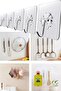 Self Adhesive Transparent Hanger Set of 5