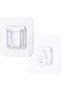 Aveo 1 Set of Sliding Goods Fixing Strap Transparent Double-Sided Adhesive Snap Clip - 2