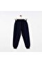 Unisex Children's Compact Combed Cotton Elastic Cuffed Navy Blue Sweatpants - 2