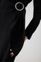 جمبسوت أسود عادي بحزام مرصع بالأحجار - 2
