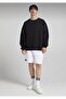 LUNAVISITA Cotton Unisex Oversize Basic Crew Neck Sweatshirt - 2