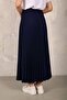 Pleated Skirt 32-9001 Navy Blue - 4