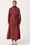 Cherry Blossom Belted Abaya with Gather Detail - 2