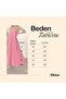 Ayrobin Fabric Long White Dress with Adjustable Straps - 4