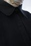 Black Plus Size Basic Shirt Tunic - 5