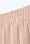 Beige Elastic Waist Knitted Pleat Skirt - 5