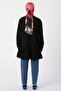 Black Ribbed Collarless Cotton Tunic - 4