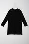 Black Basic Cotton Single Jersey Sweat Tunic - 5